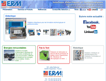 Tablet Screenshot of erm-automatismes.com